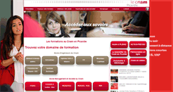 Desktop Screenshot of cnam-picardie.fr
